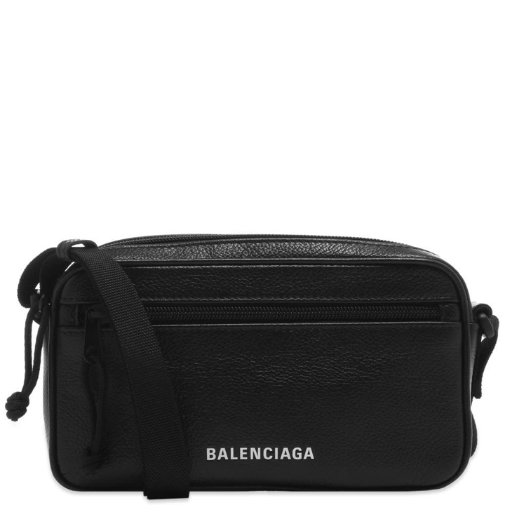 Photo: Balenciaga Grained Leather Logo Camera Bag