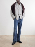 Studio Nicholson - Checked Cotton-Blend Shirt - Gray