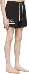 AMIRI Black Polyester Swim Shorts