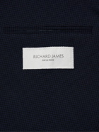 Richard James - Active Unstructured Wool-Blend Seersucker Suit Jacket - Blue