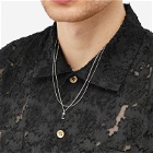Miansai Men's Lynx Chain Necklace in Silver