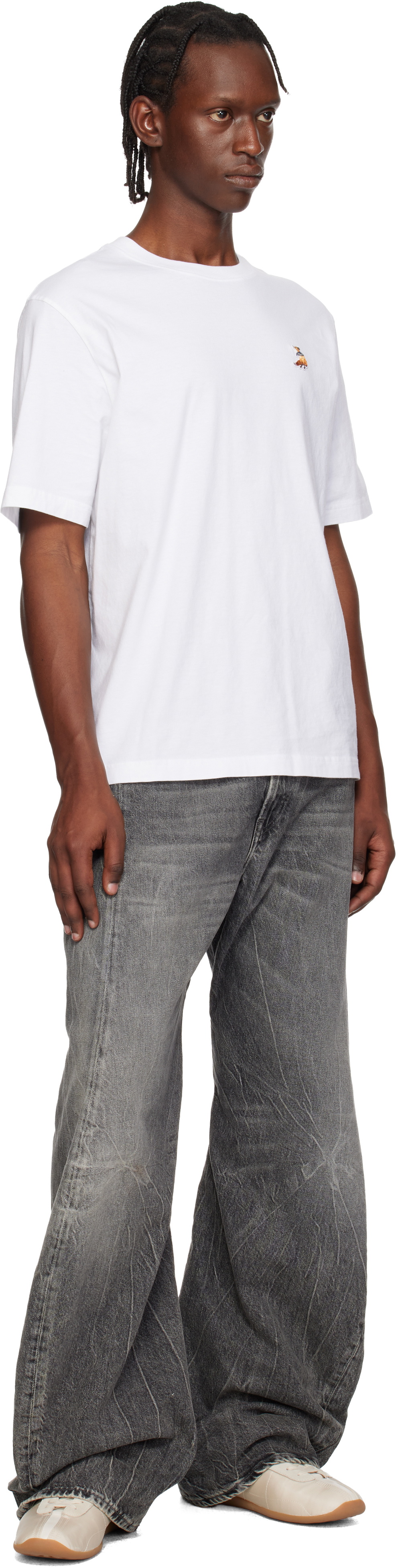 Maison Kitsuné White Dreaming Fox Comfort T-shirt