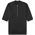 Nike Men's Every Stitch Considered Wool Halfzip Top in Black
