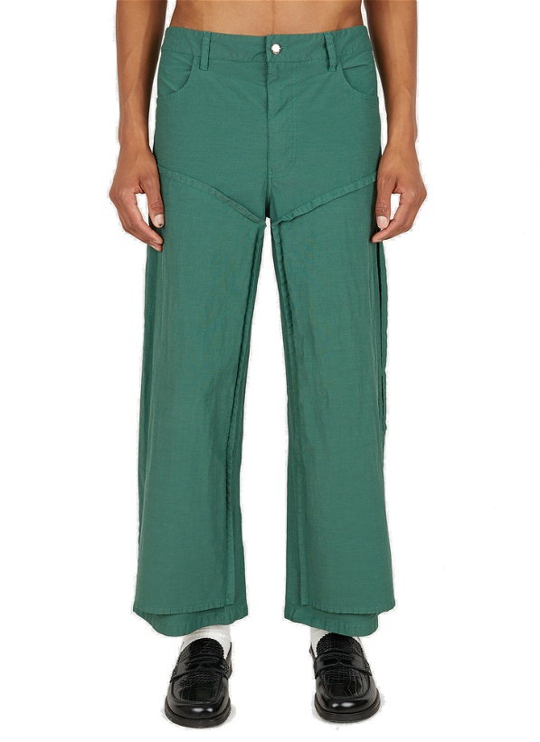 Photo: Panel Pants in Green