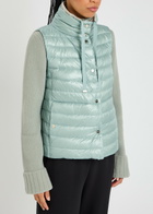 Herno Ultralite Reversible Quilted Shell Gilet Blue
