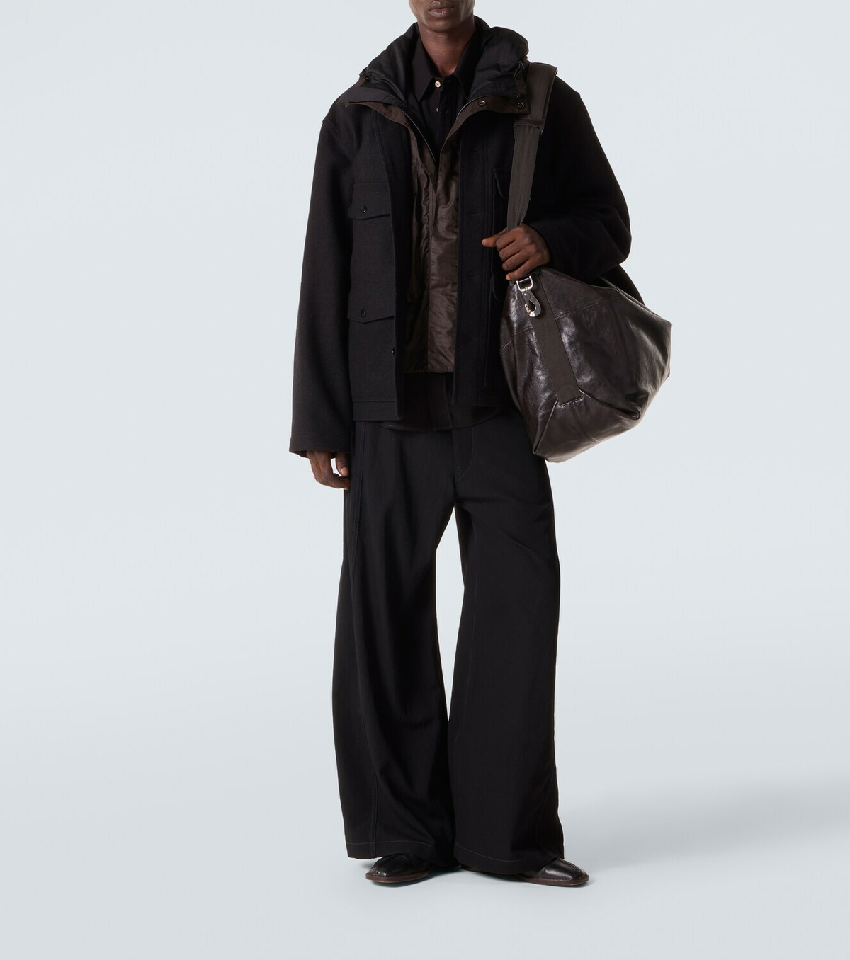 Lemaire Berlingot 72H leather duffel bag
