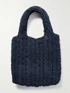 JW Anderson - Reversible Leather-Trimmed Crocheted Cotton Tote Bag