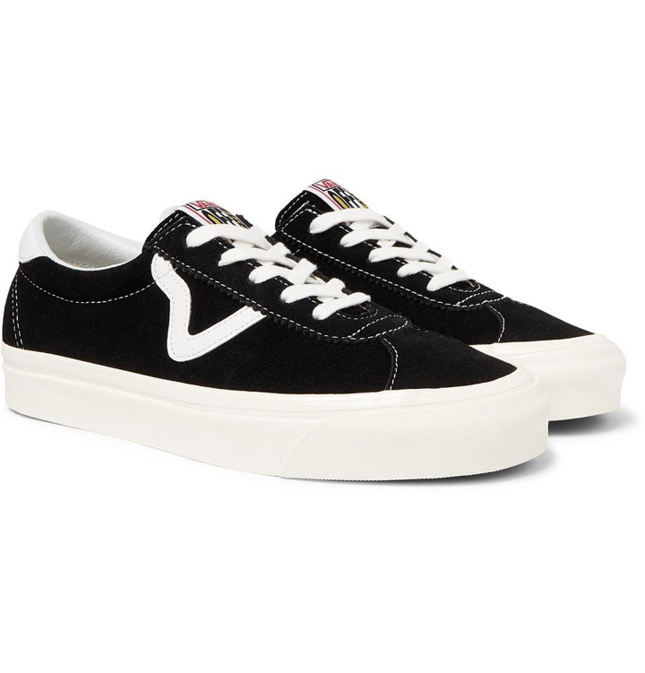 Photo: Vans - Anaheim Factory UA Style 73 DX Leather-Trimmed Suede Sneakers - Black