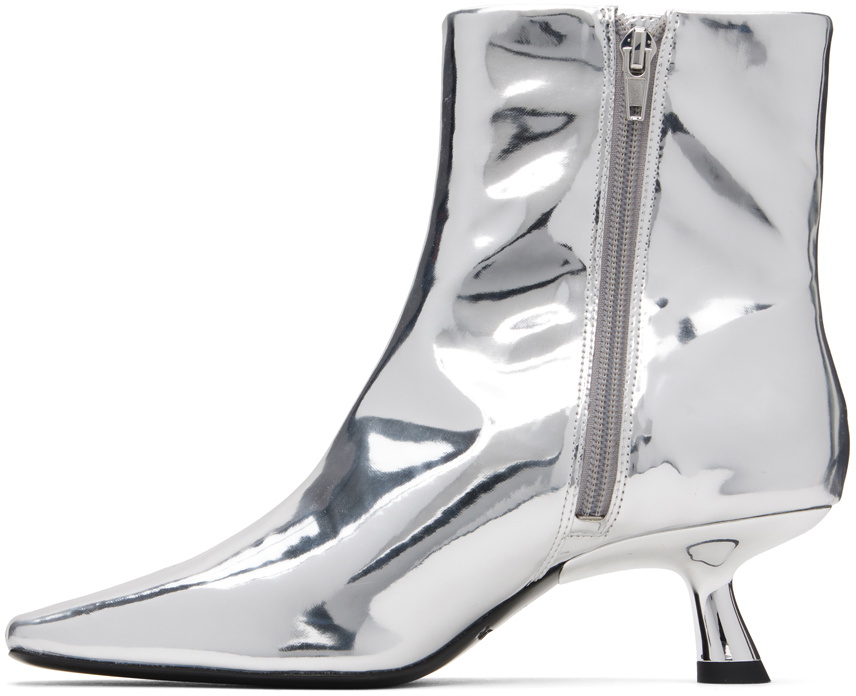 SIMONMILLER Silver Chrome Kuki Boots