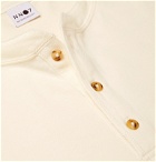 NN07 - Cotton-Jersey Henley T-Shirt - Off-white