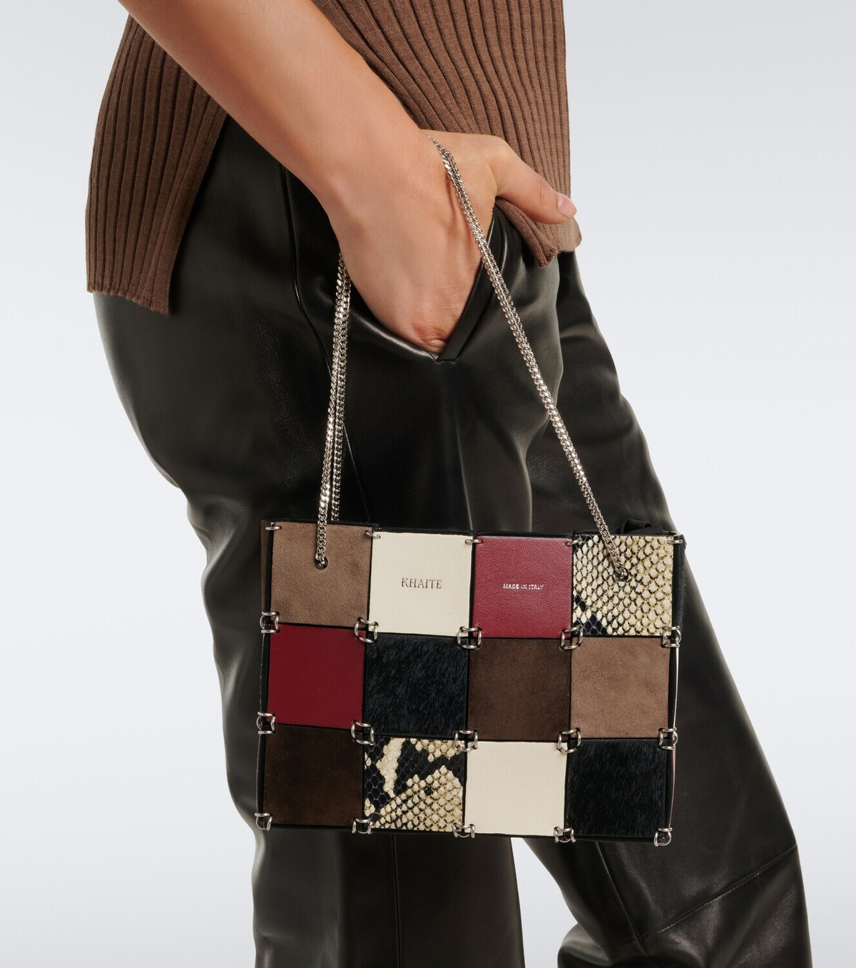 Khaite Emma Small leather shoulder bag