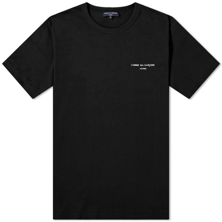 Photo: Comme des Garçons Homme Men's Logo T-Shirt in Black