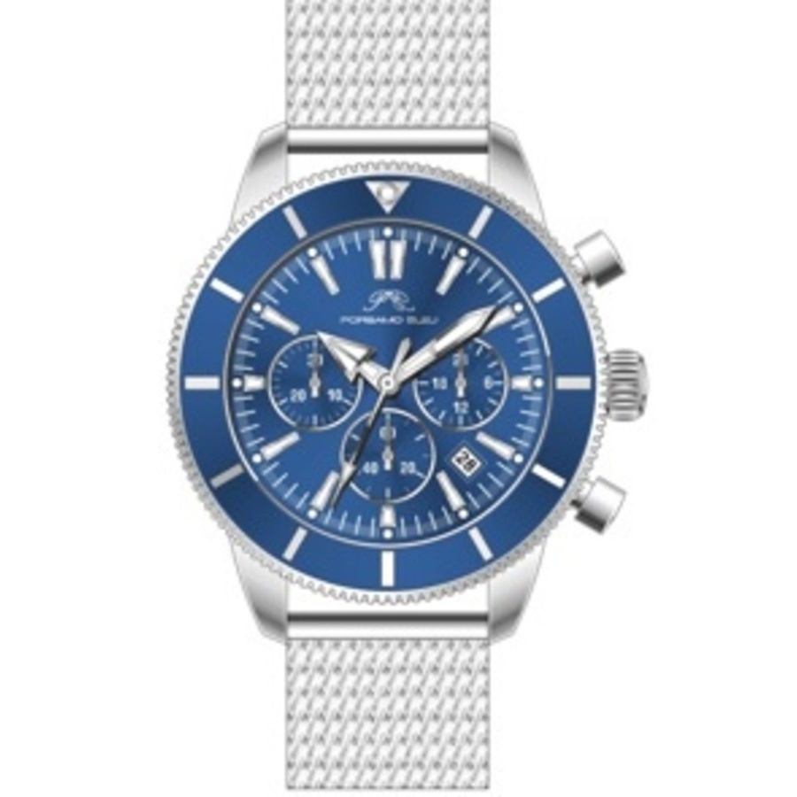 Porsamo Bleu Brandon Chronograph Quartz Blue Dial Mens Watch 1011FBRS