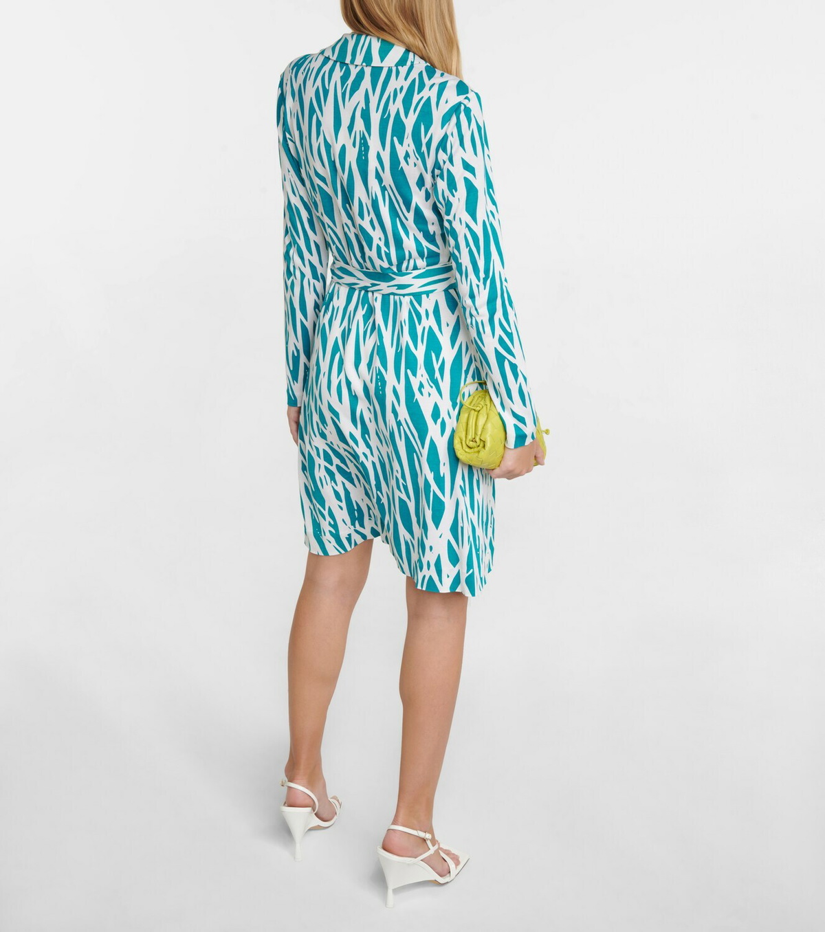 Diane von Furstenberg Jeanne wrap silk minidress