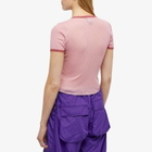 Brain Dead Women's Worldwide Threadbare Knit Top in Pink