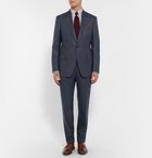 Kingsman - Navy Slim-Fit Birdseye Wool Suit - Blue