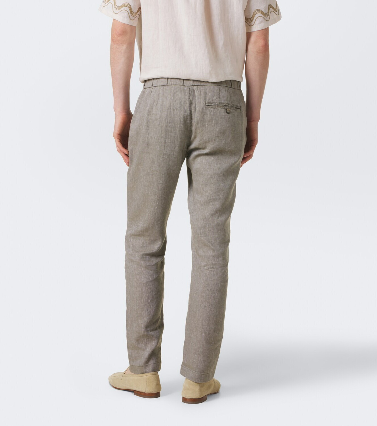Frescobol Carioca Oscar linen and cotton straight pants