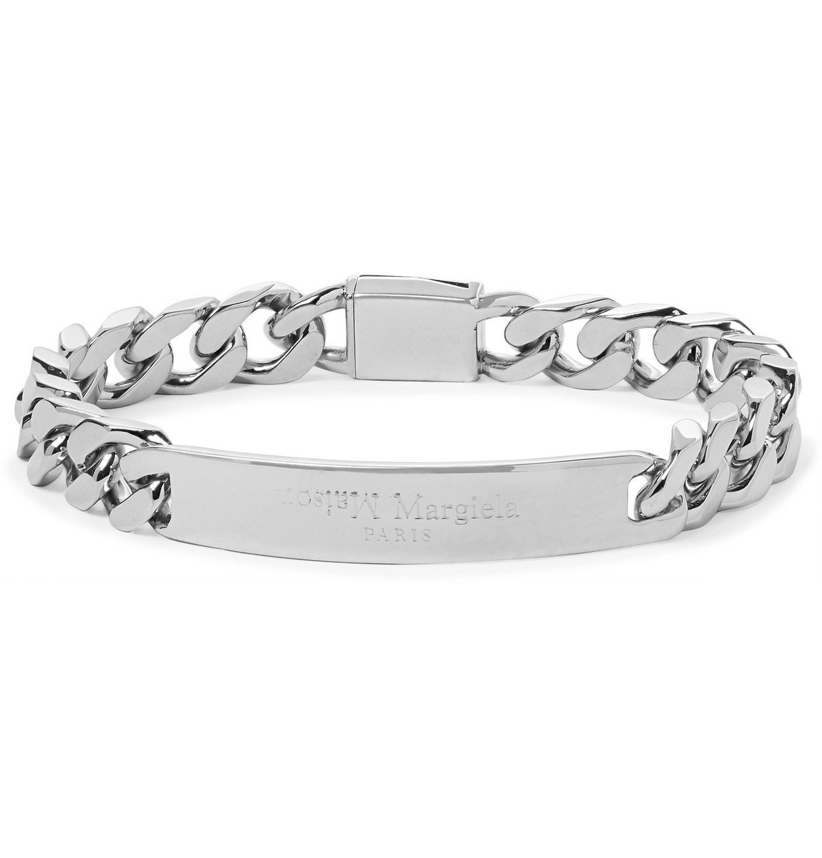 Maison Margiela - Sterling Silver ID Bracelet - Silver Maison Margiela