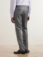 TOM FORD - Shelton Straight-Leg Wool-Twill Suit Trousers - Gray