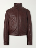 LEMAIRE - Leather Jacket - Red