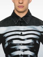 Jean Paul Gaultier Body Marinière Denim Shirt