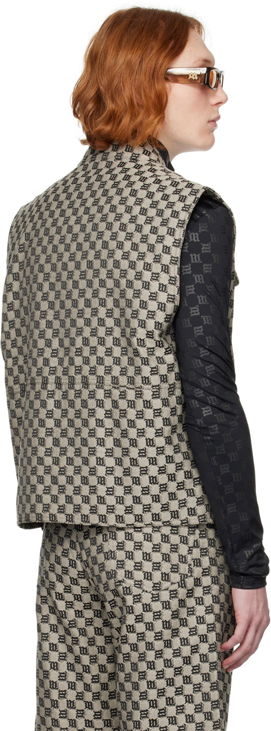MISBHV Taupe Monogram Vest