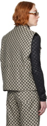 MISBHV Taupe Monogram Vest