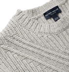 Peter Millar - Chalet Textured Wool-Blend Sweater - Gray