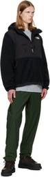The North Face Green TNF Red Box Full-Zip Sweatpants