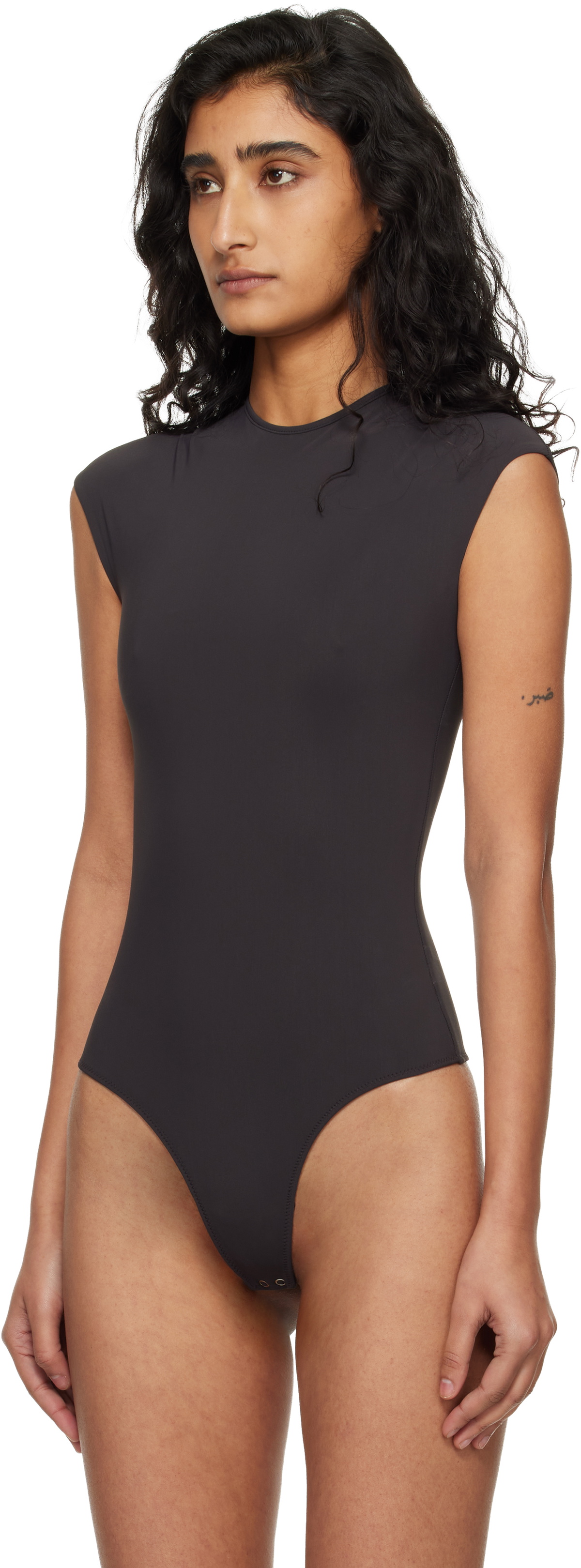 AGOLDE Brown Agata Bodysuit
