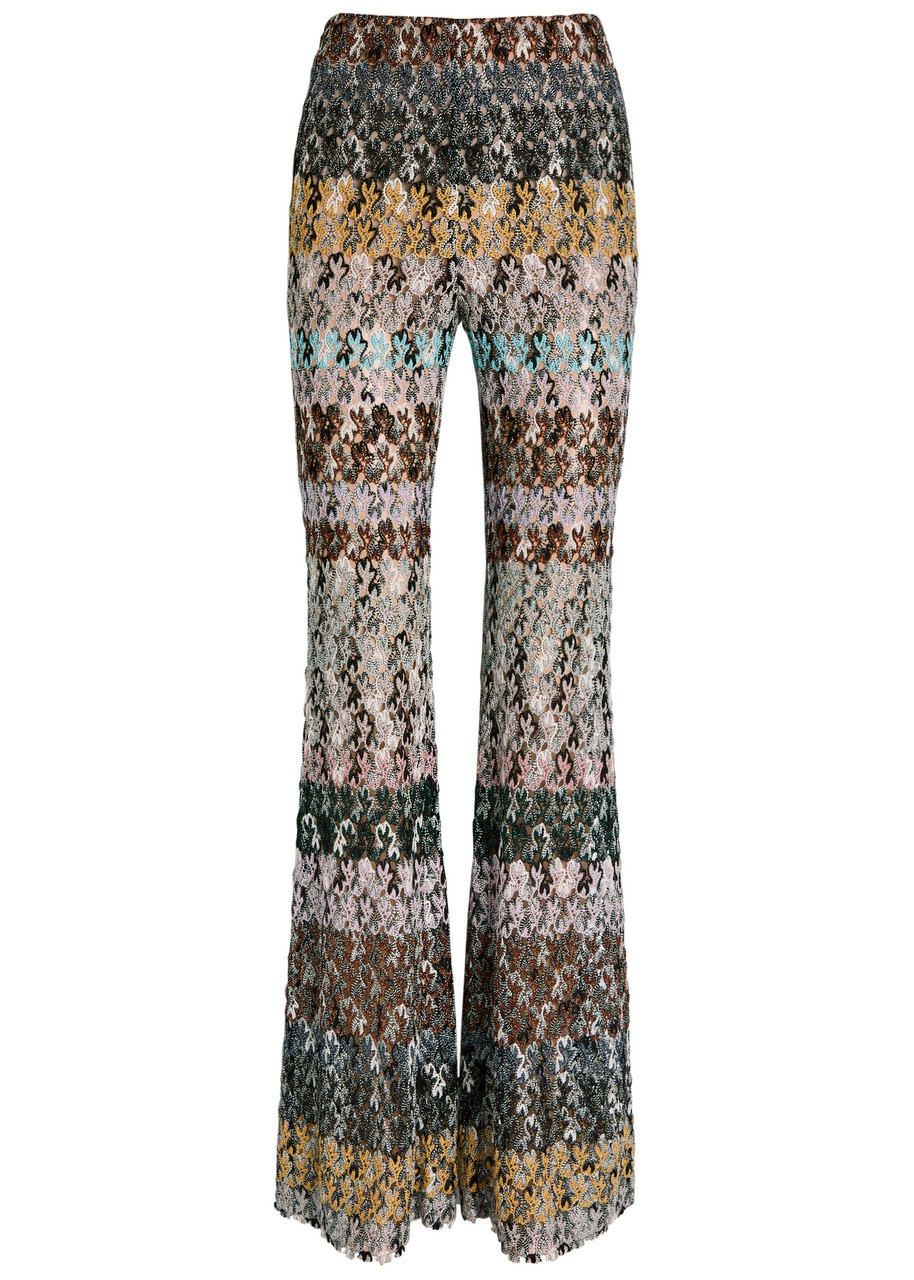 MISSONI マルチパネル ラメ ニット Zigzag turtleneck sweater in multicoloured - Missoni | Mytheresa