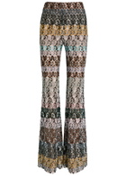 Missoni Striped Metallic-knit Trousers Multicoloured