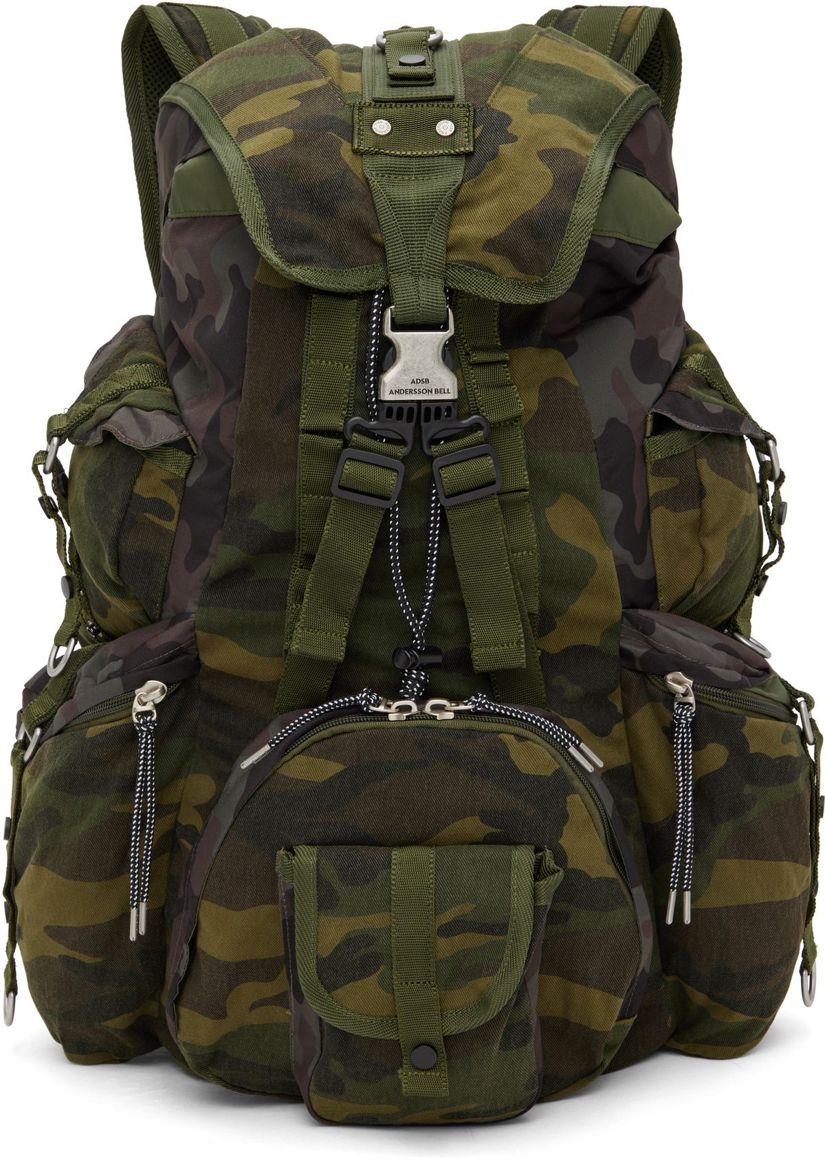Andersson Bell Green Camouflage Berlin Backpack Andersson Bell