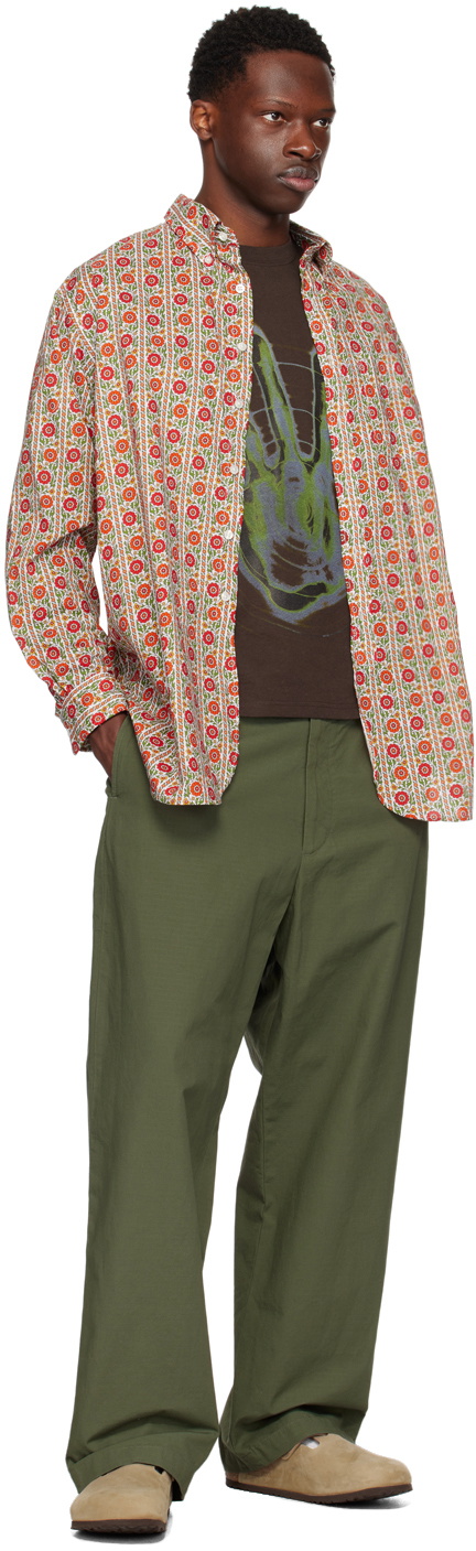 Gentle Fullness Brown Hand Long Sleeve T-Shirt