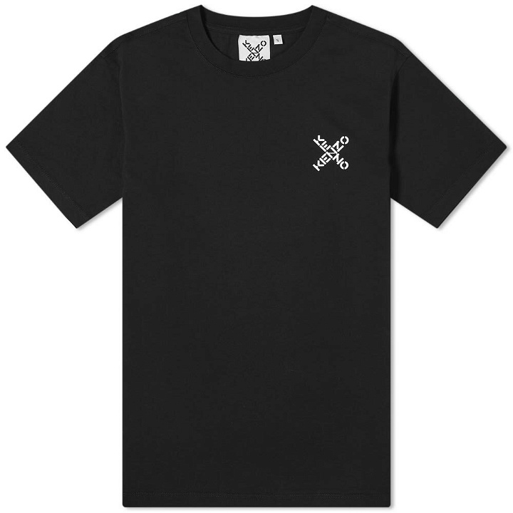 Photo: Kenzo Men's Sport X Logo T-Shirt in Black