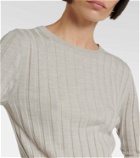 Jardin des Orangers Ribbed-knit virgin wool sweater
