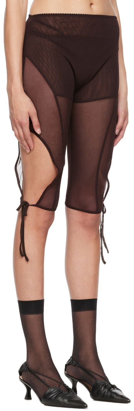 nastyamasha SSENSE Exclusive Brown Leggings