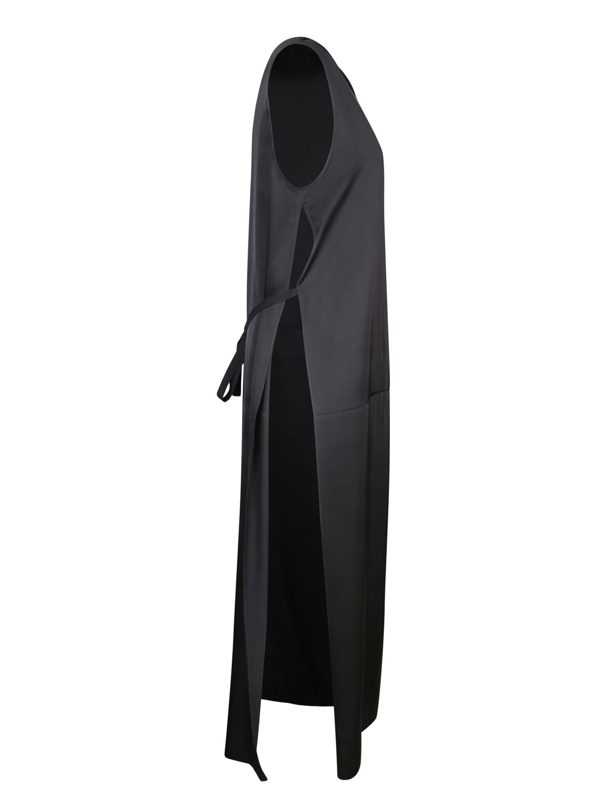 MM6 Maison Margiela Side-slit Sleeveless Midi Dress