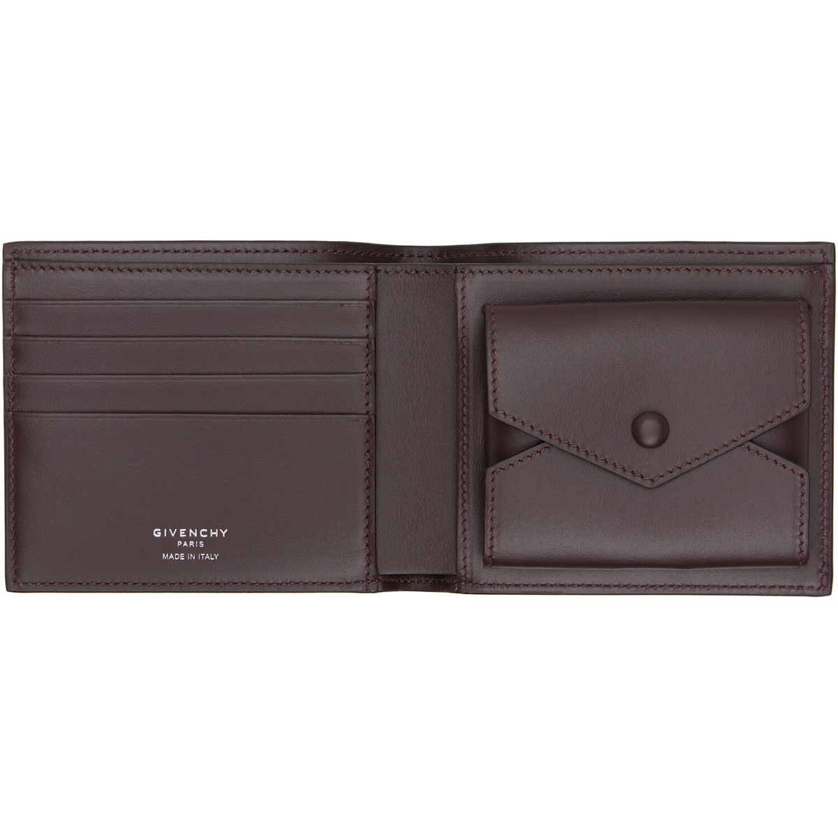 Givenchy Brown Coin Billfold Wallet