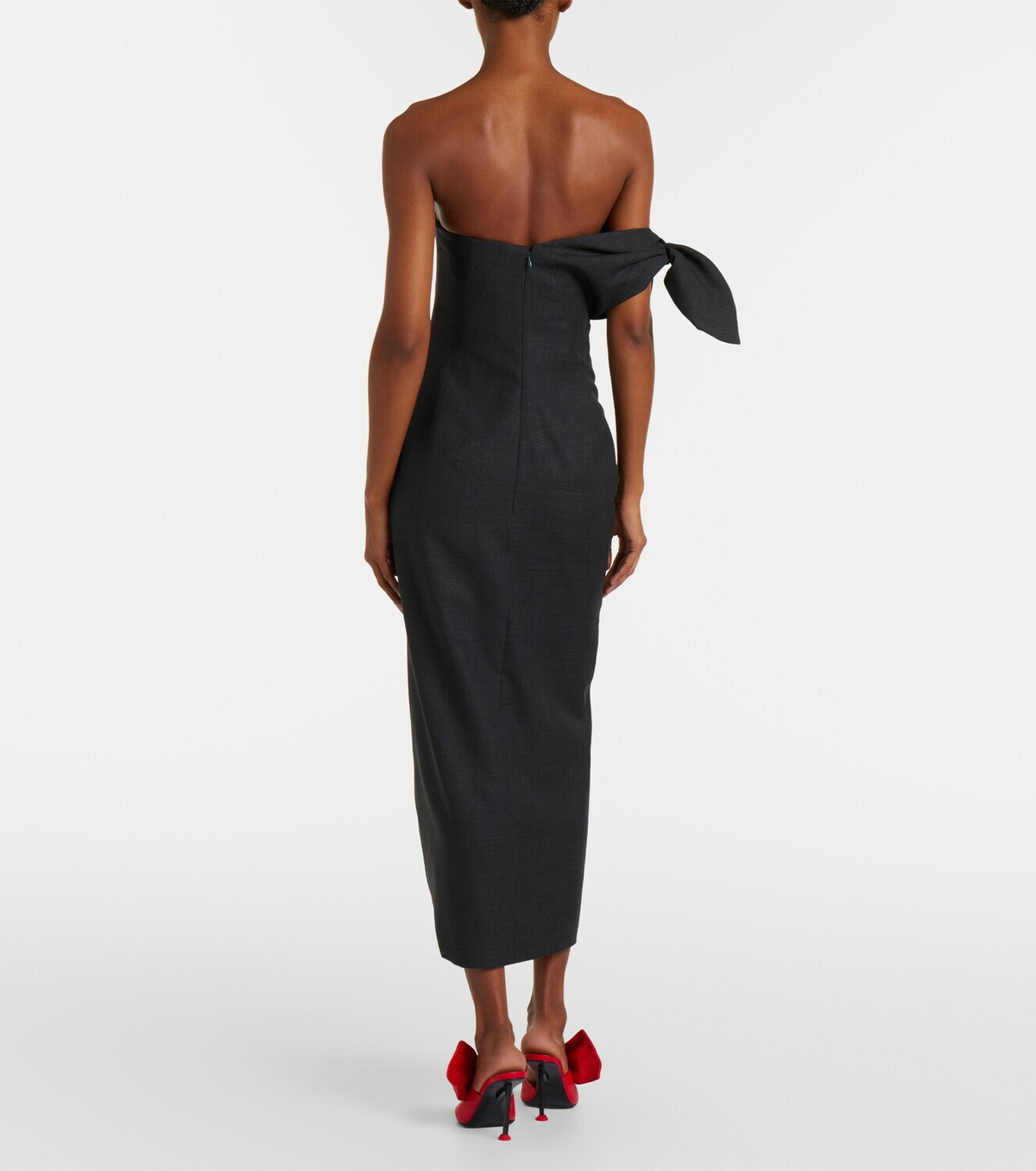 Givenchy Bow-detail wool cocktail dress