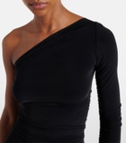 Wolford Draped semi-sheer bodysuit
