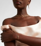 Yvonne Léon Marlin 9kt gold chain bracelet with diamonds