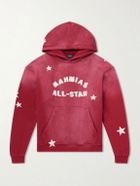 NAHMIAS - All Star Printed Cotton-Jersey Hoodie - Red