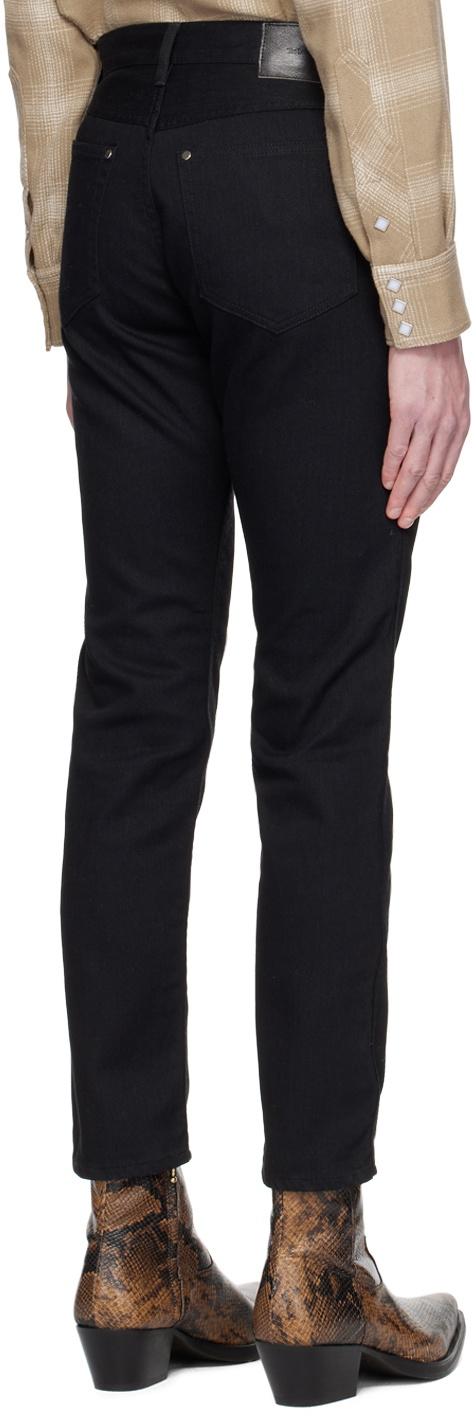 The Letters Black Tapered Jeans