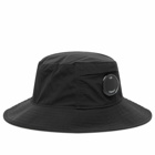 C.P. Company Men's Chrome-R Bucket Hat in Black