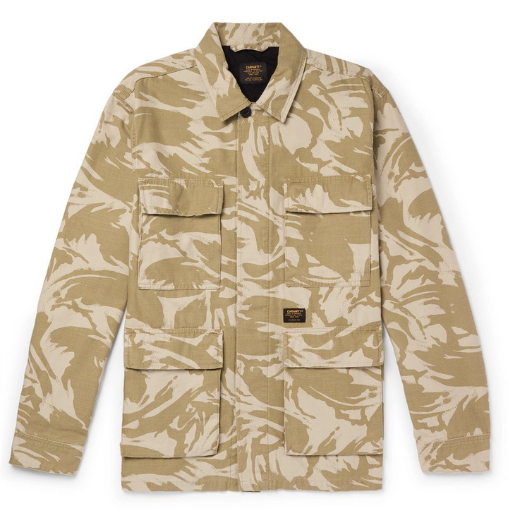 Photo: Carhartt WIP - Balfour Camouflage-Print Cotton-Canvas Field Jacket - Neutral