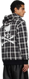 MASTERMIND WORLD Black Plaid OG Logo Hoodie