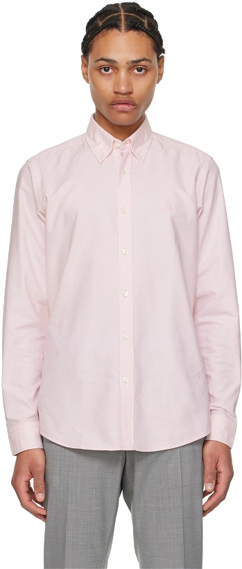 Photo: BOSS Pink Embroidered Shirt