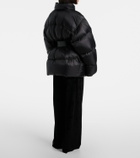 Balenciaga Hourglass belted down jacket