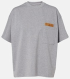 Bottega Veneta Intrecciato cotton-blend jersey T-shirt